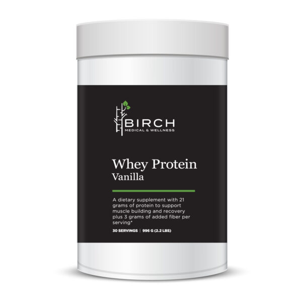 Whey Protein Vanilla label